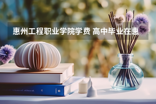 惠州工程职业学院学费 高中毕业在惠州就读职业学校，那一所最好？