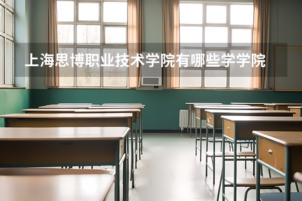 上海思博职业技术学院有哪些学学院 上海思博职业技术学院一年学费贵不贵