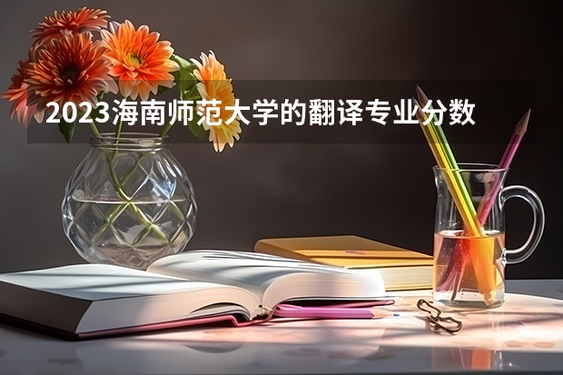 2023海南师范大学的翻译专业分数线高不高 海南师范大学翻译专业历年分数线参考表单